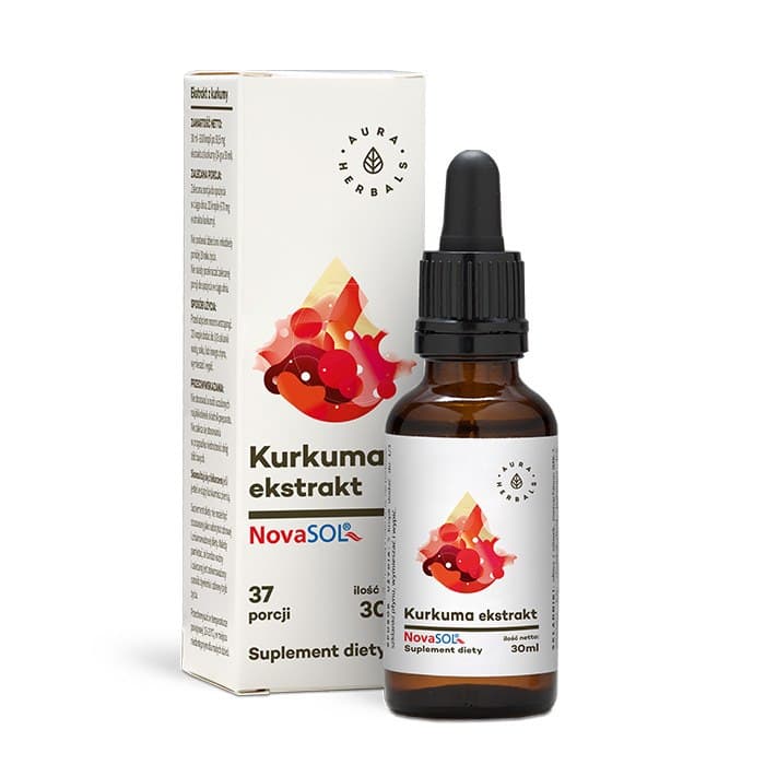Aura Herbals - Estratto di Curcuma - 30ml – Aura Herbals packaging