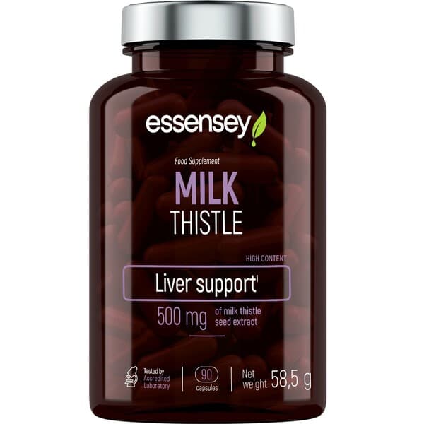Essensey Mariadistel 300mg plantaardige capsules – Essensey verpakking