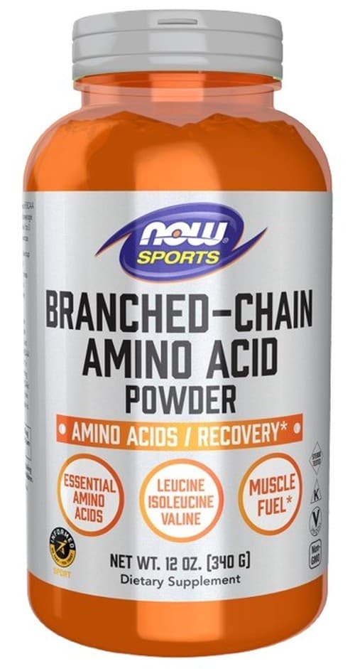 NOW Foods - Branched-Chain Amino Acid Powder - 12 oz – NOW Foods förpackning