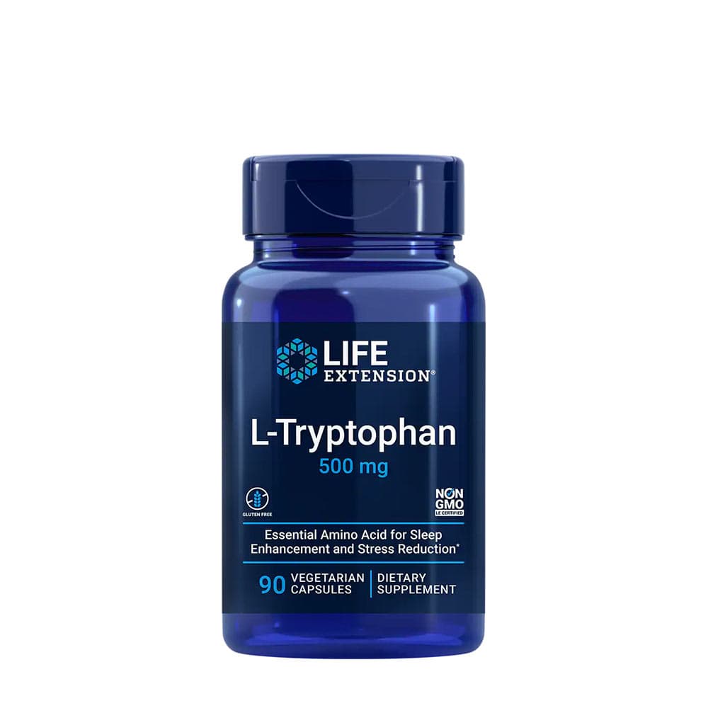 Life Extension L-Tryptophan 500 mg - 90 capsules végétariennes – Life Extension packaging