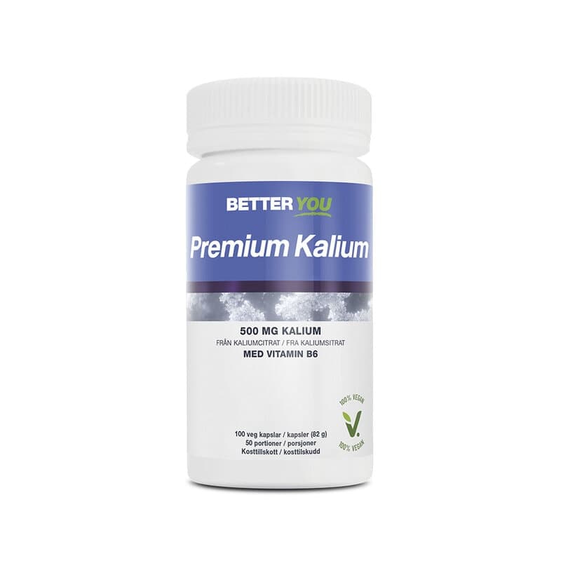 Premium Potassium 500mg 100 capsules | Better You – Better You packaging
