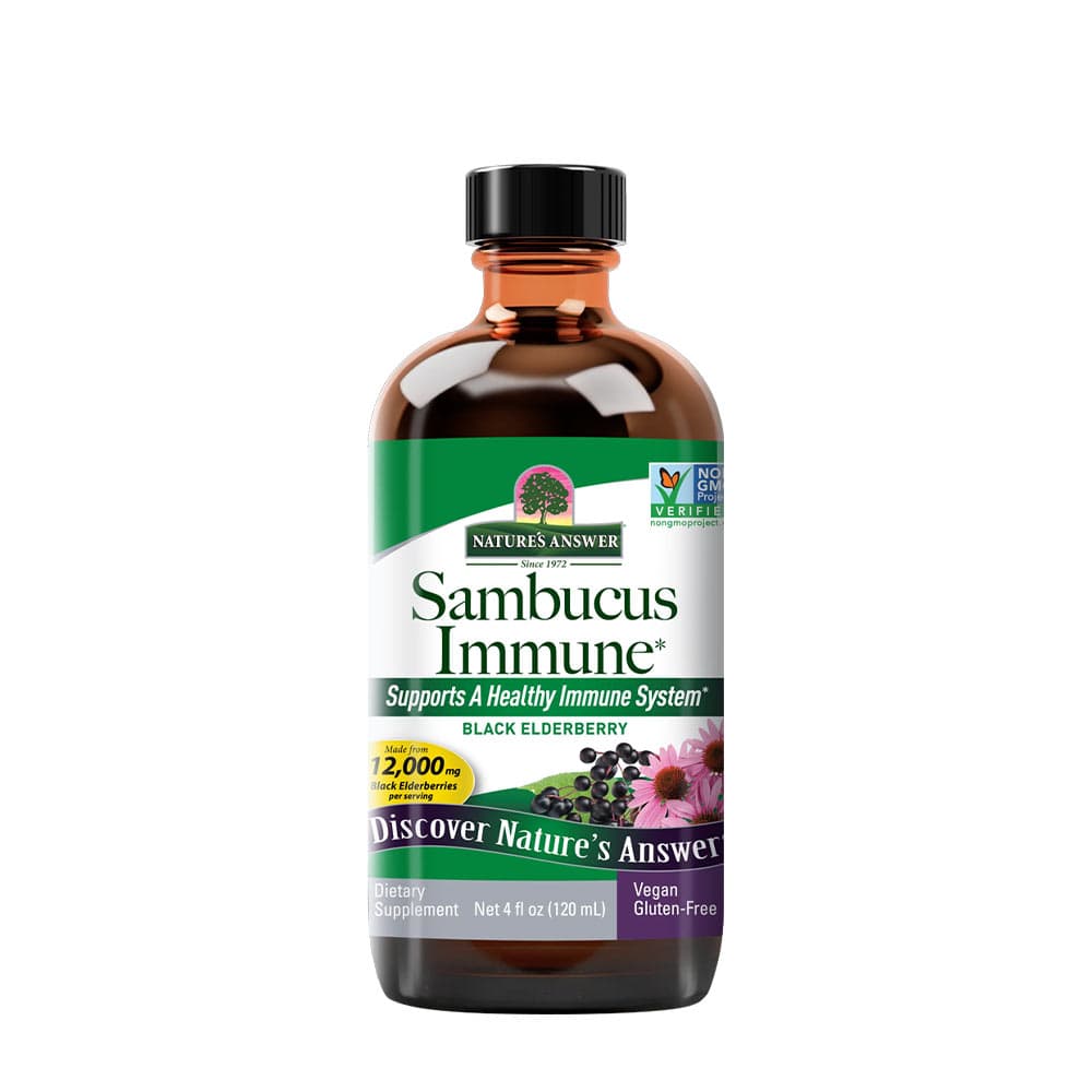 Nature's Answer Sambucus Immune Support - 120 ml – Nature's Answer packaging