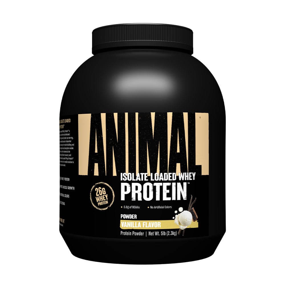 Universal Nutrition - Animal Isolate Loaded Whey Protein – Universal Nutrition packaging