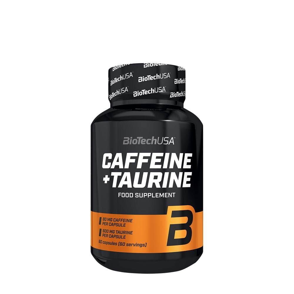 BioTechUSA Caffeine + Taurine 60 capsules – BioTechUSA emballage
