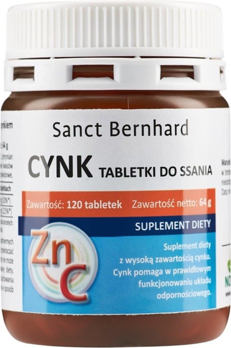 Kräuterhaus Sanct Bernhard Pastilles Zinc Immun Défense 5 mg - 120 pcs – Kräuterhaus Sanct Bernhard emballage