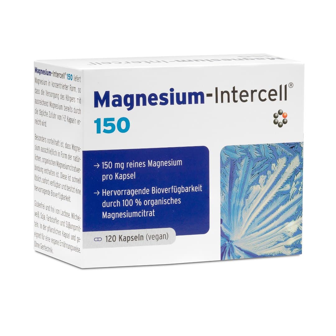 Mg-Intercell Citrato de Magnésio de Alta Concentração - 120 cápsulas – Mg-Intercell packaging
