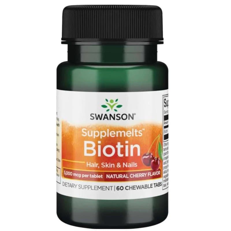 Swanson Biotin 2500mcg - 60 Gummies Tabs – Swanson Verpackung