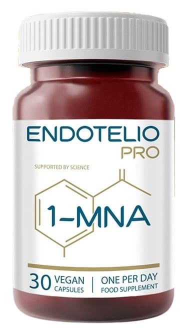 Endotelio - Pro 1-MNA 60 capsules – Endotelio packaging