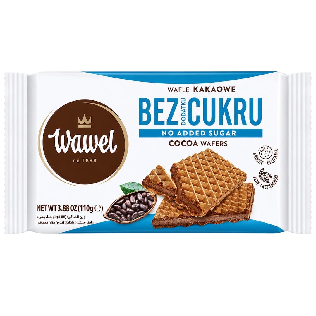 Wawel - Cocoa Wafers Sugar-Free 110g