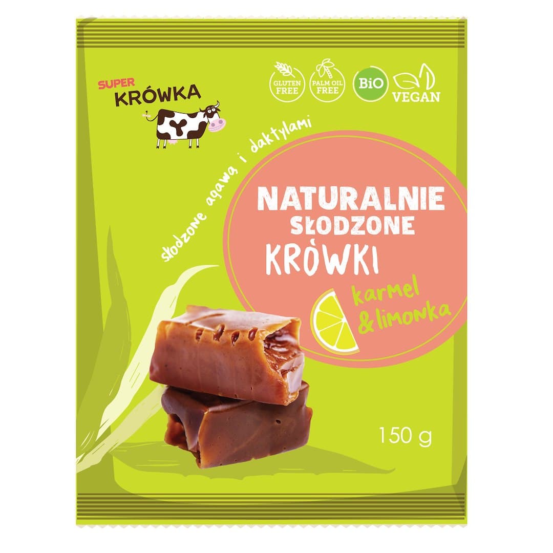 Super Krówka - Naturally Sweetened Caramels – Super Krówka förpackning