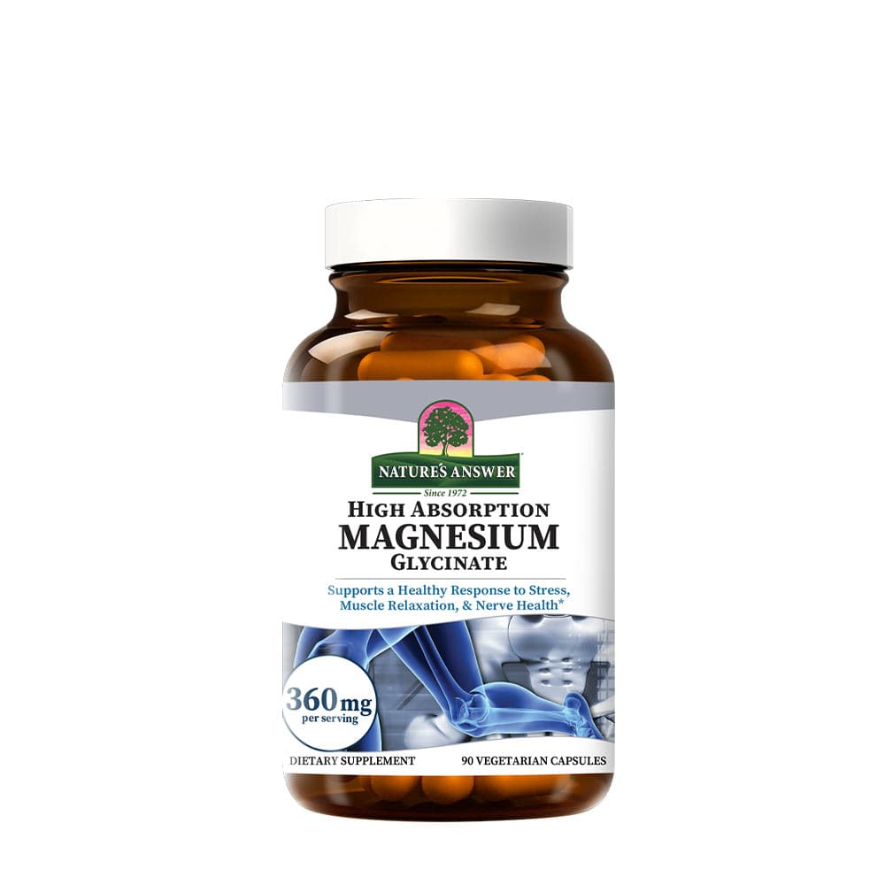 Nature's Answer Magnesium Glycinate - 90 Veg Capsules – Nature's Answer confezione