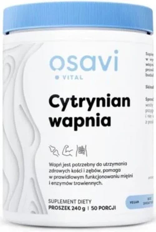 Osavi Vital - Calcium Citrate (Cytrynian Wapnia) - 240g – Osavi förpackning