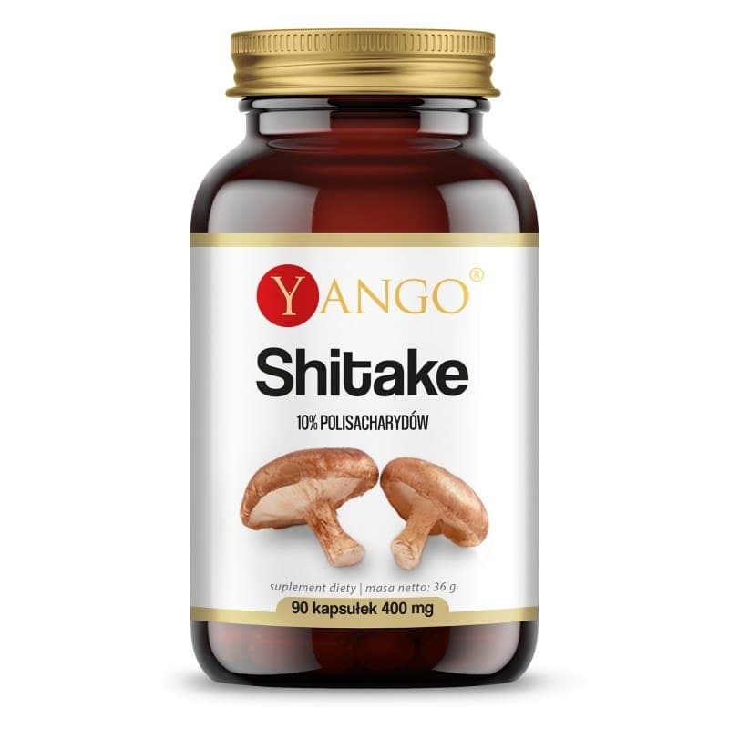 Yango Shiitake 400 mg - 90 kapsułek – Yango packaging