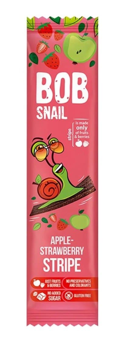 B.O.B SNAIL - Bob Snail Fruit Stripe Candy – B.O.B SNAIL packaging