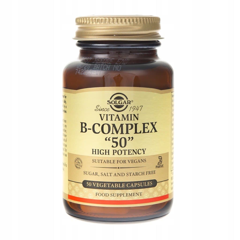 Solgar Vitamin B-Complex 50 vegan capsules