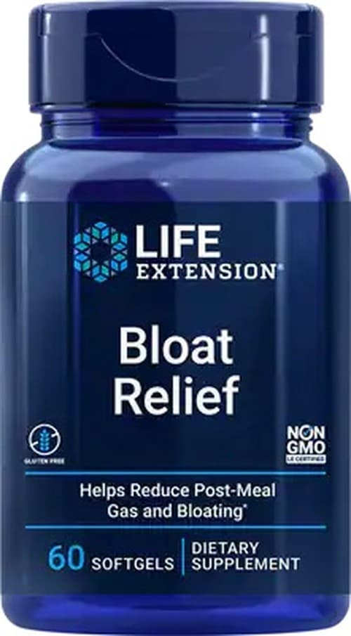 Life Extension Bloat Relief 60 miękkich kapsułek – Life Extension opakowanie