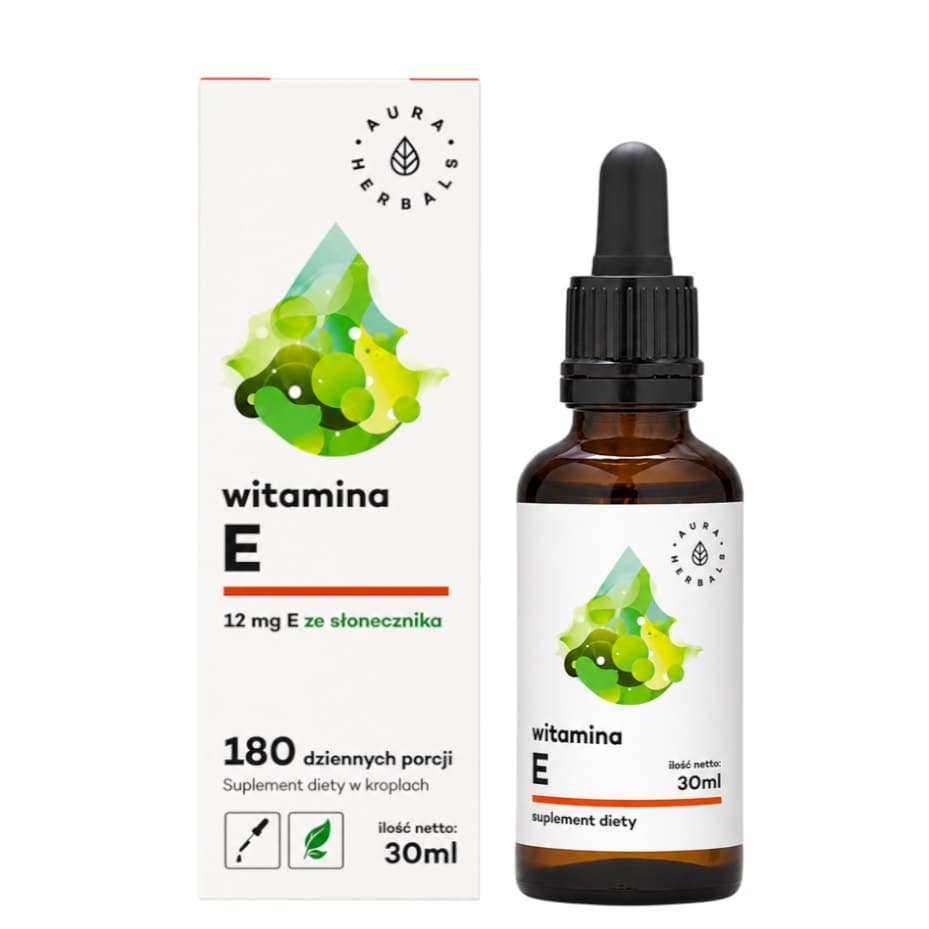Aura Herbals - Vitamina E 400 IU cápsulas – Aura Herbals packaging
