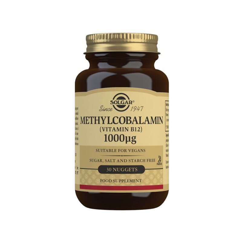 Méthylcobalamine 1000 µg 30 pastilles | Solgar – Solgar emballage