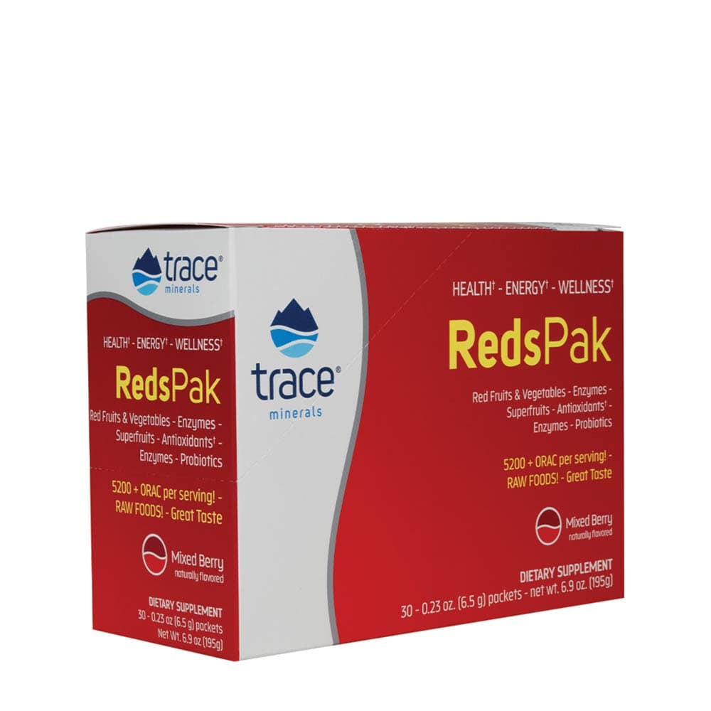 Trace Minerals Reds Pak - 30 sobres – Trace Minerals packaging