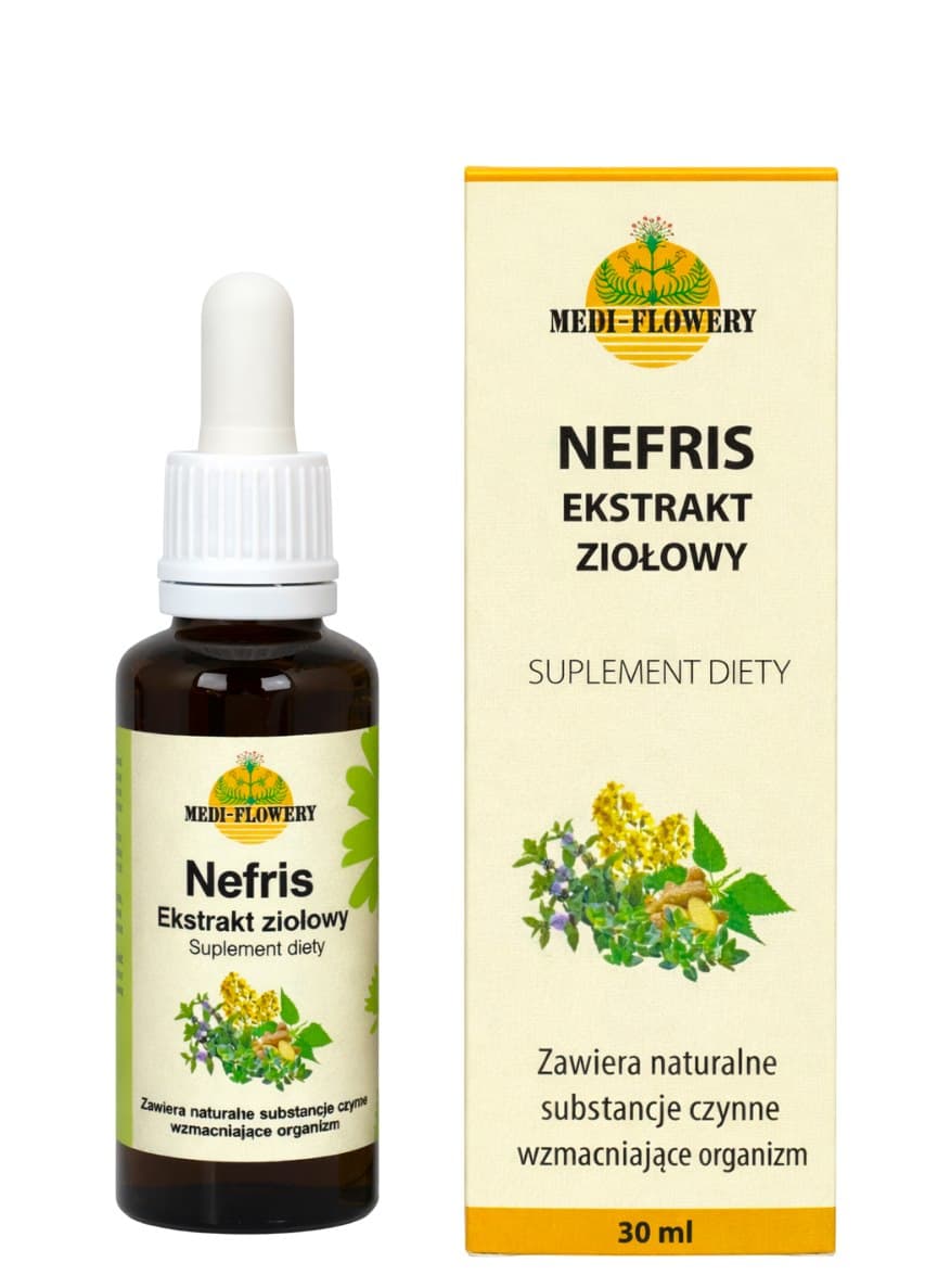 Medi-Flowery - Nefris Herbal Extract - 30ml – Medi-Flowery Verpackung