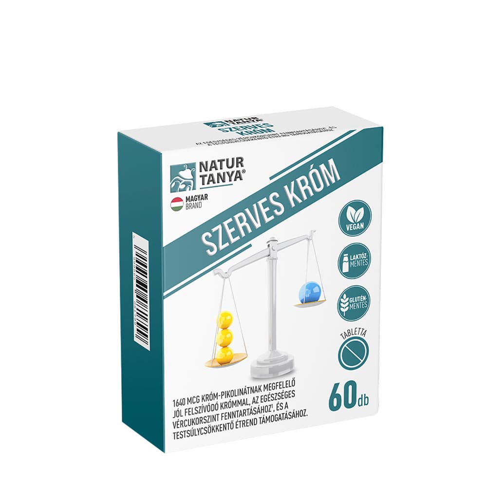 Natur Tanya - Organic Chromium 200 mcg kapslar – Natur Tanya förpackning