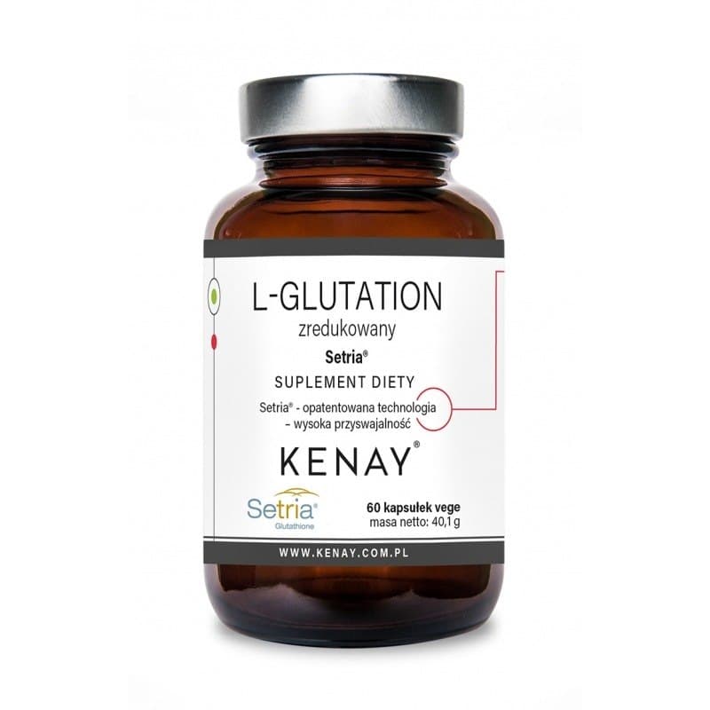 Kenay - L-Glutathione Reduced Setria® 250 mg - 60 kapslar