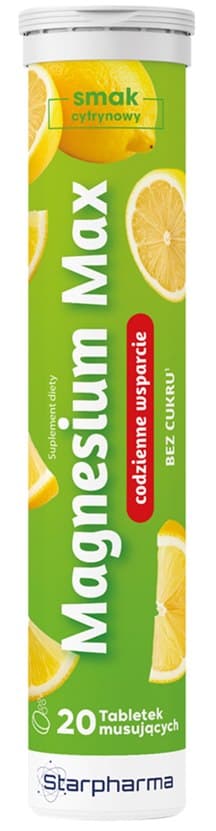 Zdrowy Lizak - Magnesium Max 375 mg brustabletter