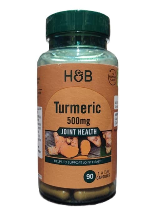 Holland & Barrett Kurkuma 500mg, 90 Kapseln – Holland & Barrett packaging