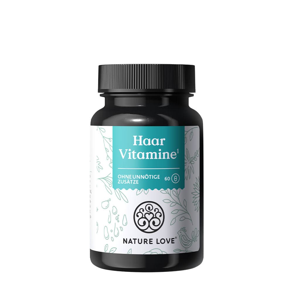 Nature Love - Haar Vitamine - 60 Kapseln – Nature Love Verpackung