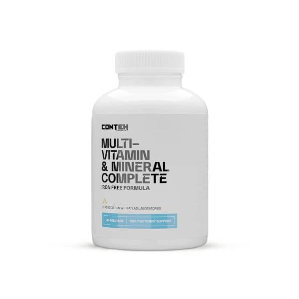 Conteh Sports Multi-Vitamin & Mineral Complete 180 kapsler – Conteh Sports packaging