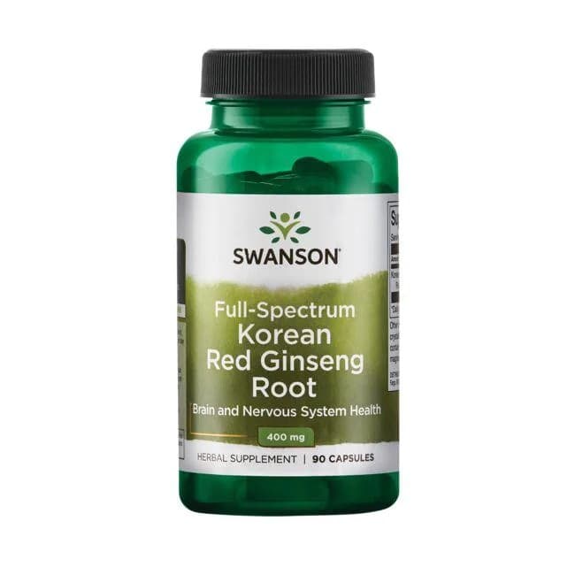 Swanson Full Spectrum Korean Red Ginseng Root 90 Caps
