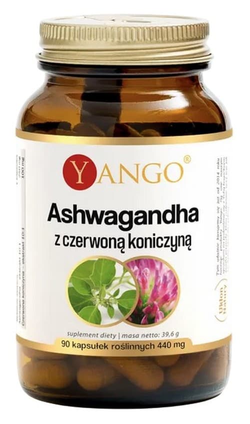 Yango - Ashwagandha med Röd Klee - 90 kapslar