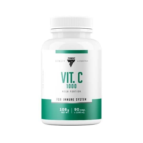 Trec Nutrition Vit. C 1000 – 90 kapsułek wegetariańskich – Trec opakowanie