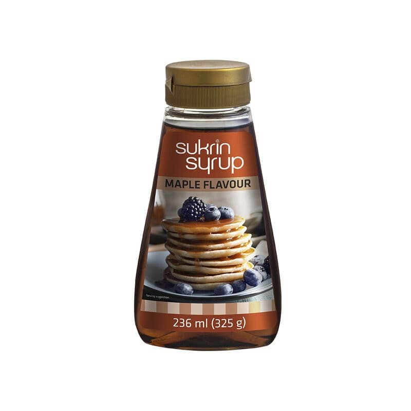 Sukrin Sirap Maple 325g – Sukrin Verpackung