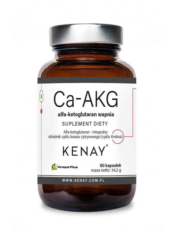 Kenay - Calcium Alpha-Ketoglutarate - 60 cápsulas – Kenay packaging