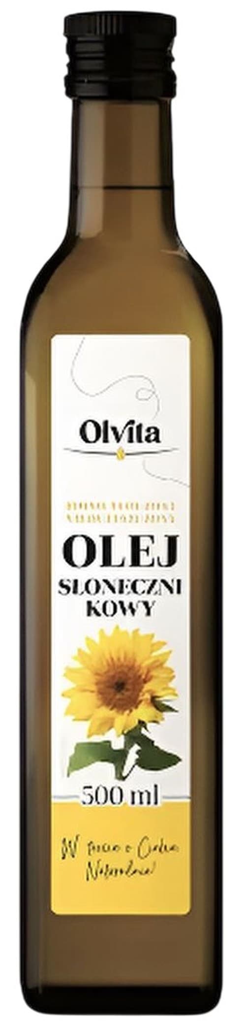 Olvita - Solrosolja Kallpressad 500ml