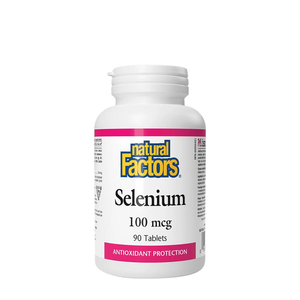 Natural Factors Selen 200 mcg - 90 tabletter – Natural Factors förpackning