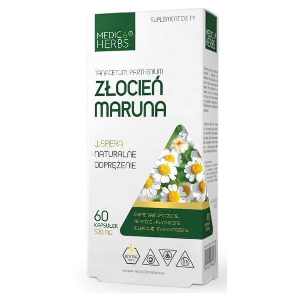 Medica Herbs - Feverfew - 60 Caps – Medica Herbs förpackning