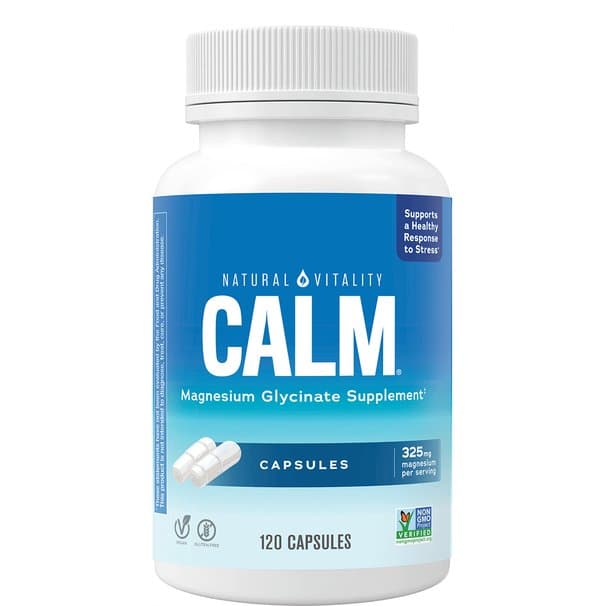 Natural Vitality - Calm Magnesium Glycinate – Natural Vitality förpackning