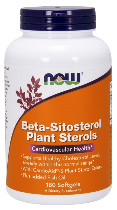 NOW Foods - Beta-Sitosterol Växtsteroler – NOW Foods packaging