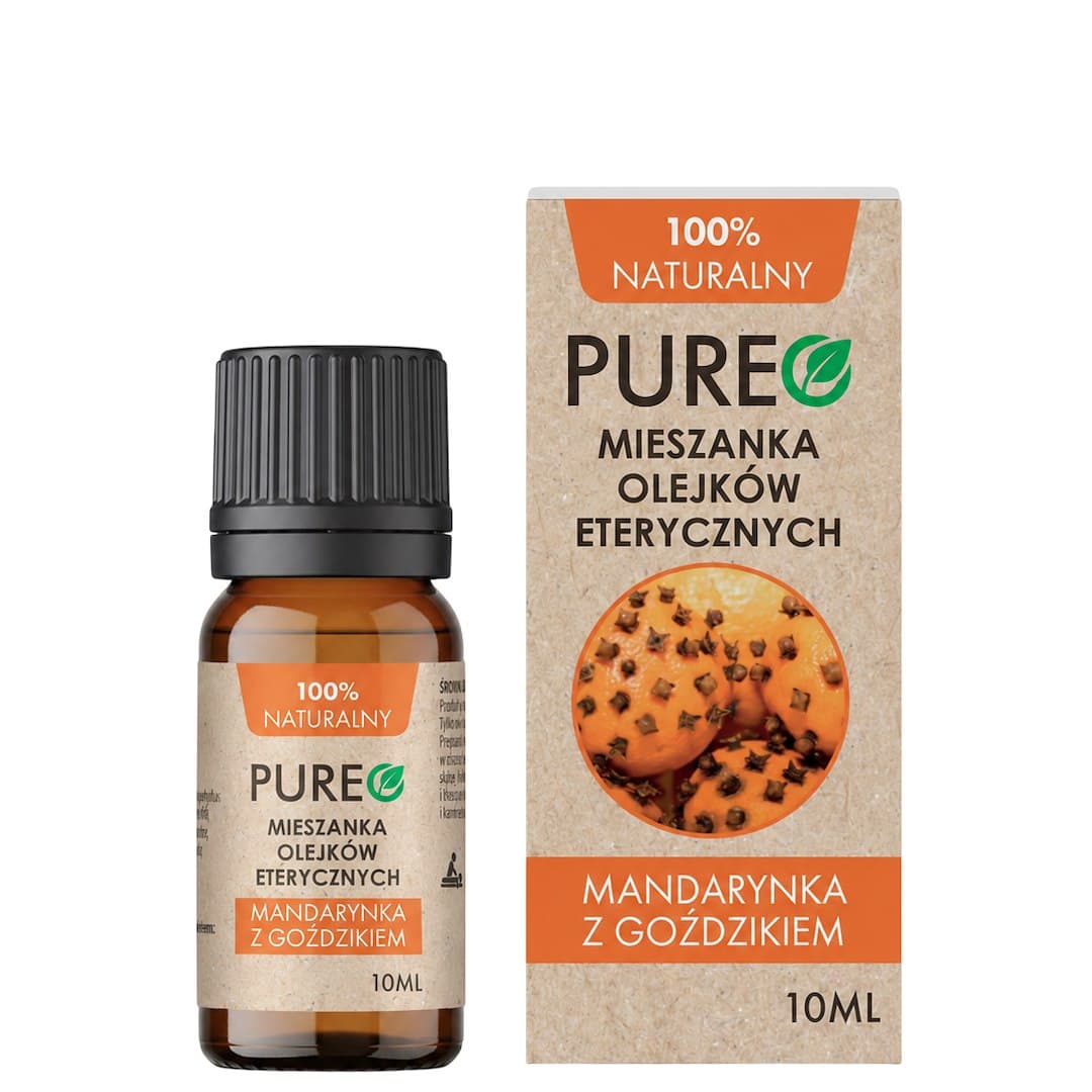 PUREO Mandarynka z go7adzikiem - natural essential oil blend 10 ml | Pure – Pureo packaging