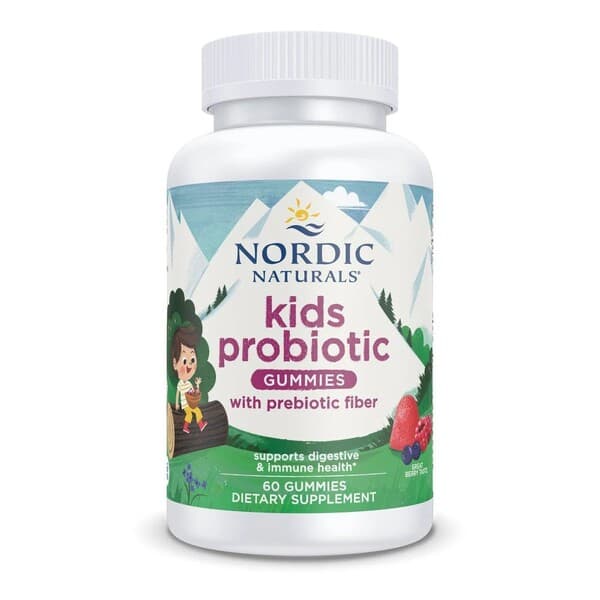 Nordic Naturals Kids Probiotic Gummies With Prebiotics 60 gummies