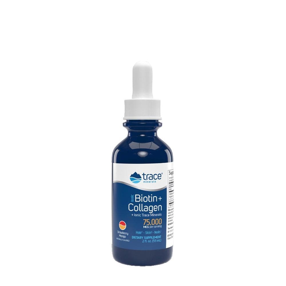 Trace Minerals Ionic Biotin + Collagen - 2 fl. oz. – Trace Minerals emballage