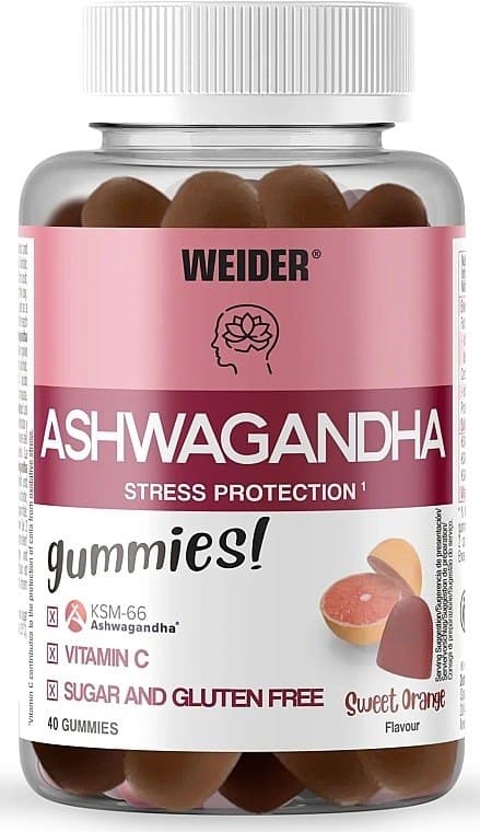 Weider - Ashwagandha Gummies, Sweet Orange - 40 Gummies – Weider packaging