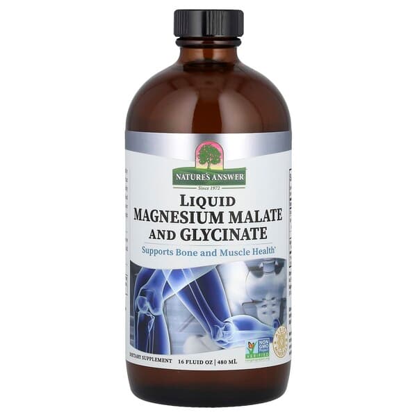Nature's Answer - Liquid Magnesium Malate And Glycinate 480 ml