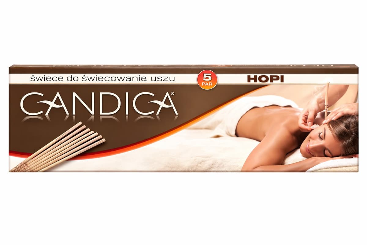 Gandiga Aura Herbals Hopi-Ohrkerzen - 5 Paare – Gandiga Verpackung