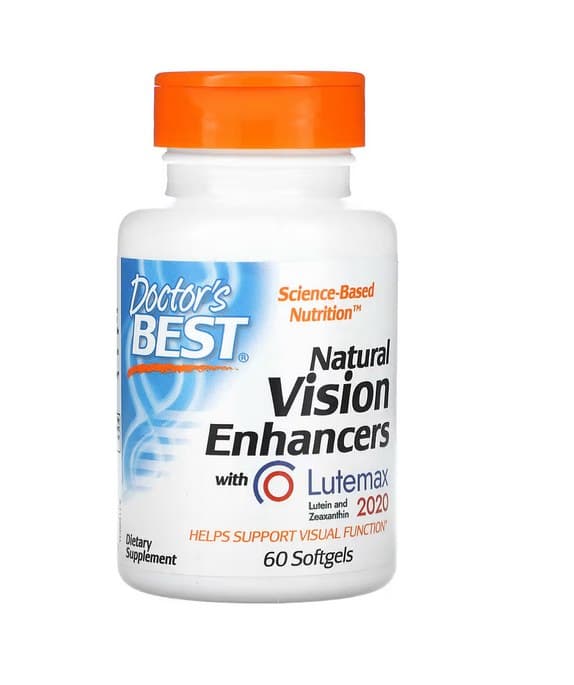 Doctor's Best Natural Vision Enhancers 60 Softgels