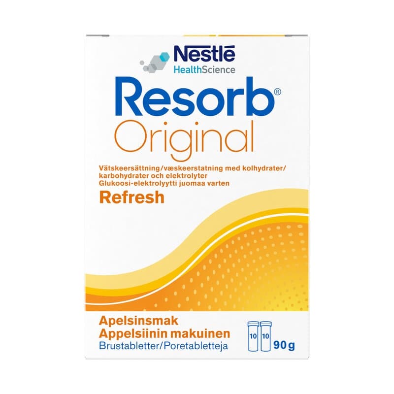 Resorb Original Brustablett Apelsin 20st | Resorb – Resorb förpackning