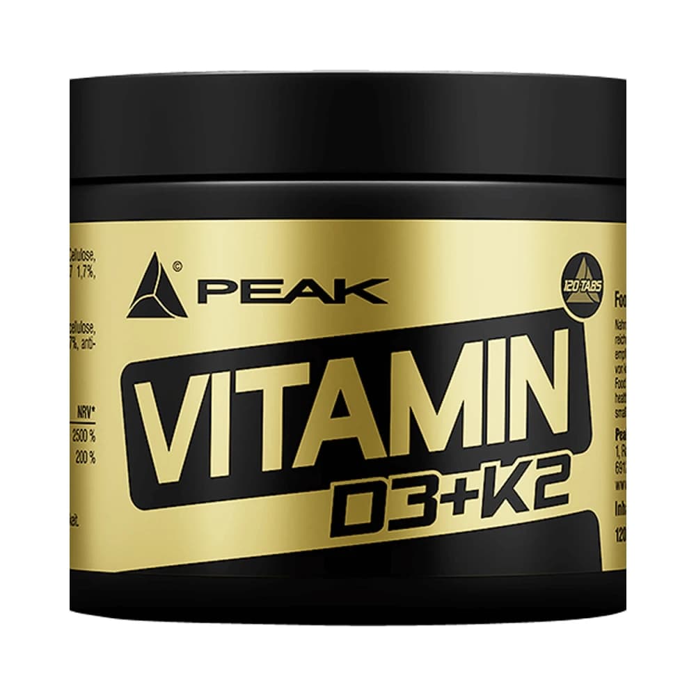 Peak - Vitamin D3+K2 - Unflavoured - 120 tabs