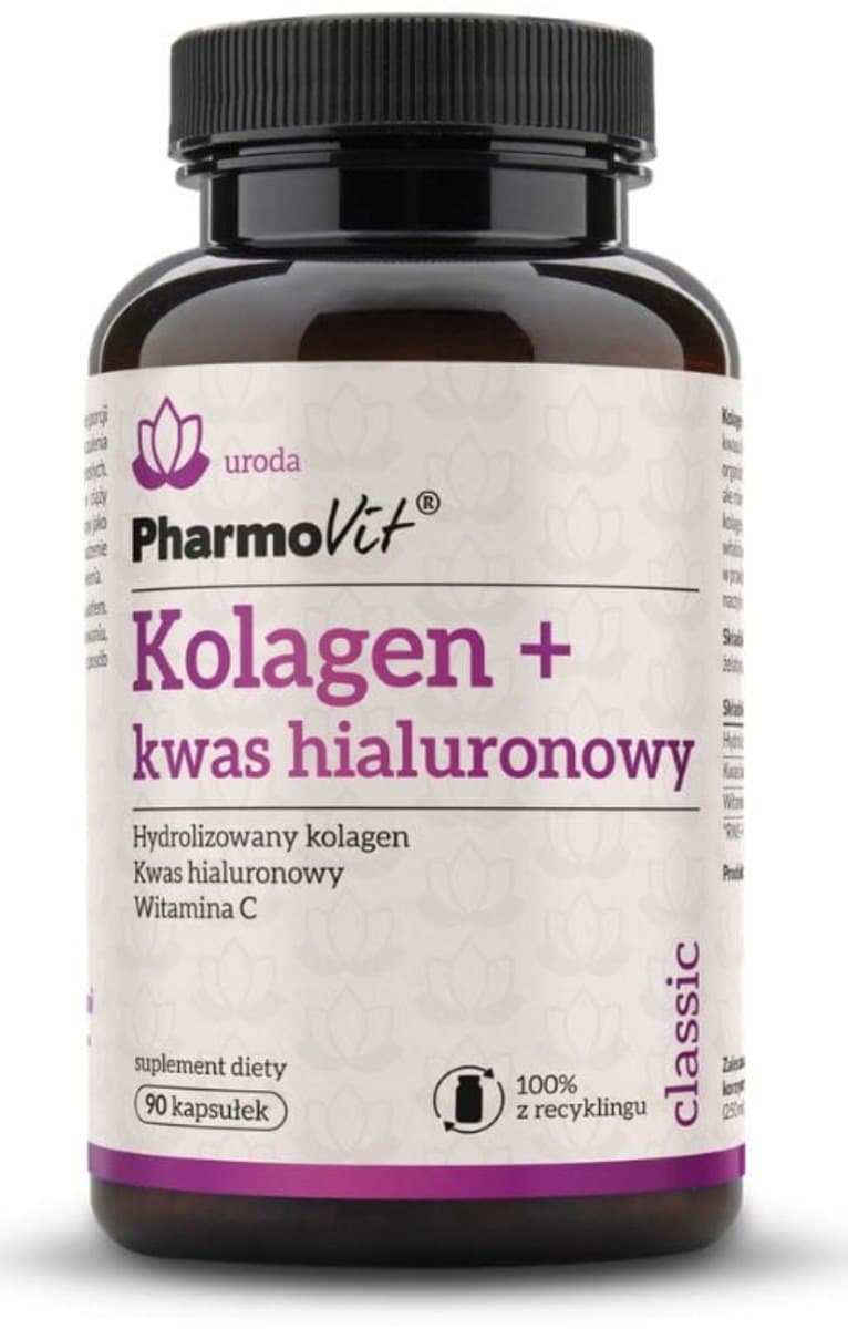 Pharmovit Collagen + Hyaluronic Acid 90 capsules – Pharmovit packaging